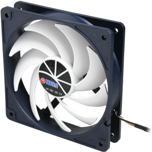 Titan TFD-14025H12ZP/KU(RB) fan KUKRI-Series 140x140x25mm...