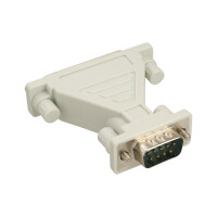 InLine® Serial AT-Adapter 25 Pin female / 9 Pin Sub-D male