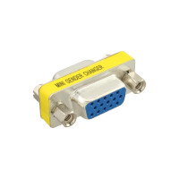 InLine® Adapter DB15 HD VGA / S-VGA female / female