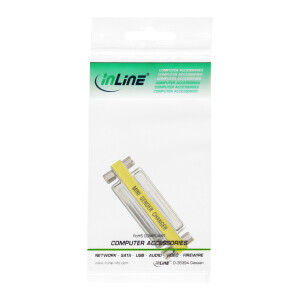 InLine® Mini Gender Changer 25 Pin Sub-D female / female