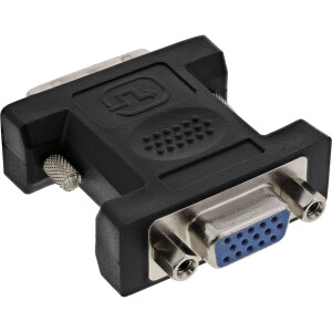 InLine® DVI-A Adapter DVI 12+5 male / VGA 15 HD / S-VGA female