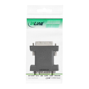 InLine® DVI-A Adapter DVI 12+5 male / VGA 15 HD / S-VGA female