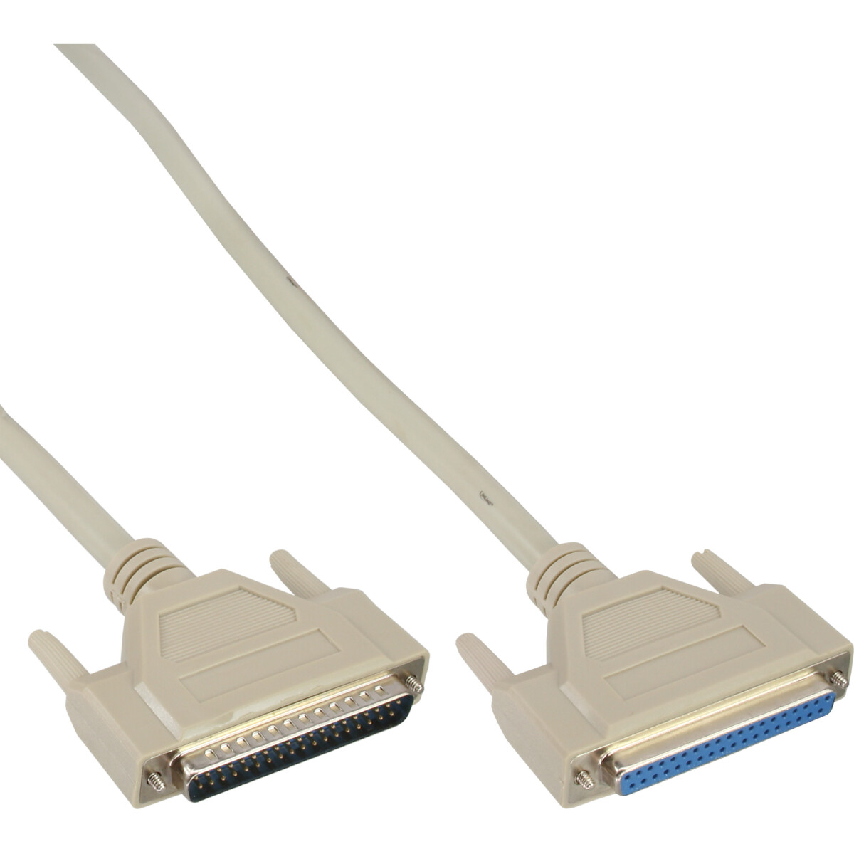InLine® serial extension cable molded DB37 male /...