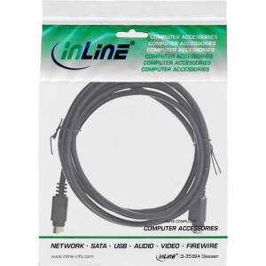 InLine® S-VHS Kabel, 4pol mini DIN Stecker / Stecker, 2m