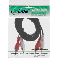 InLine® Audio cable, 2x RCA M/M 5m