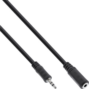 InLine® Audio Cable 3.5mm Stereo male / female 3m