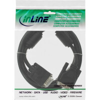 InLine® DVI-A Cable 12+5 male / 15 Pin HD male VGA 2m