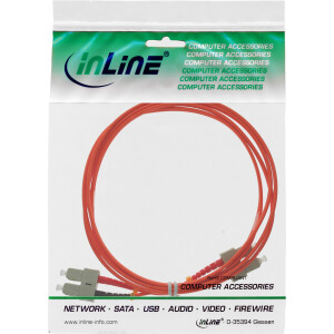 InLine® Fiber Optical Duplex Cable SC/SC 50/125µm OM2 3m