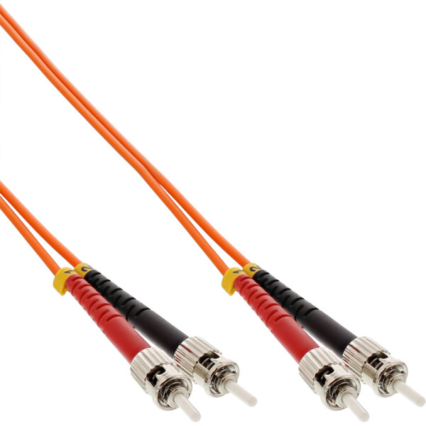 InLine® Fiber Optical Duplex Cable ST/ST 50/125µm OM2 10m