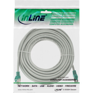 InLine® Crossover PC to PC Patch Cable SF/UTP Cat.5e grey 10m