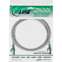 InLine® Crossover Patchkabel, SF/UTP, Cat.5e, grau, 1m