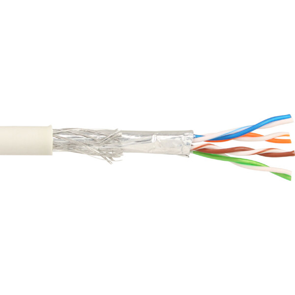 InLine® Patch Cable SF/UTP Cat.5e AWG26 halogen free 100m