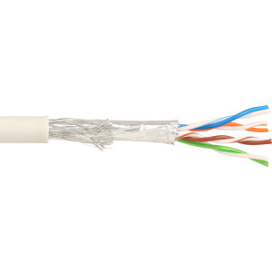 InLine® Patch Cable SF/UTP Cat.5e AWG26 halogen free 100m