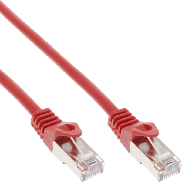 InLine® Patch Cable SF/UTP Cat.5e red 30m