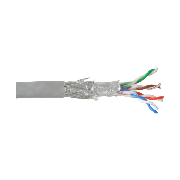 InLine® Solid Installation Cable SF/UTP Cat.5e AWG24 CCA PVC 100m