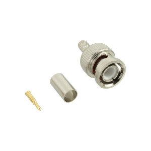 InLine® BNC Crimpstecker, RG58, für Netzwerk-Kabel