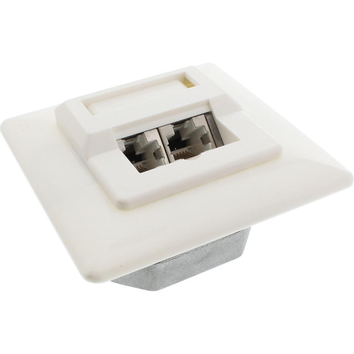 InLine® Cat.5e Network Box 2x RJ45 for concealed...