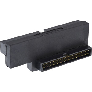 InLine® SCSI III Adapter internal angled 68 to 50 male to male with active 16 Bit Termination