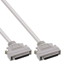 InLine® SCSI II Cable 50 Pin Mini D-sub male / male 2m