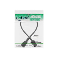 InLine® cold device extension, C13 / C14, black, 0.5m