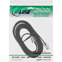 InLine® Modular Cable RJ45 8P6C to RJ12 6P6C male / male 3m
