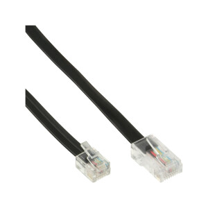 InLine® Modular Cable RJ45 8P6C to RJ12 6P6C male / male 6m