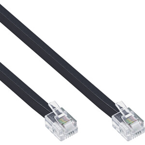 InLine® Modular Cable RJ12 male / male 6P6C 10m