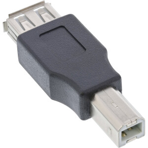 InLine® USB 2.0 Adapter Type A female / Type B male