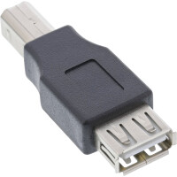 InLine® USB 2.0 Adapter Type A female / Type B male