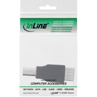 InLine® USB 2.0 Adapter Type A female / Type B male