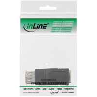 InLine® USB Adapter 2.0 Type A female / Type A female