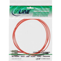 InLine® Fiber Optical Duplex Cable MTRJ/SC 50/125µm OM2 3m