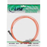 InLine® Fiber Optical Duplex Cable MTRJ/ST 50/125µm OM2 2m