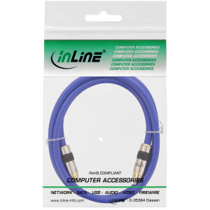 InLine® Premium RCA Video & Digital Audio Cable RCA male / male gold plated 3m