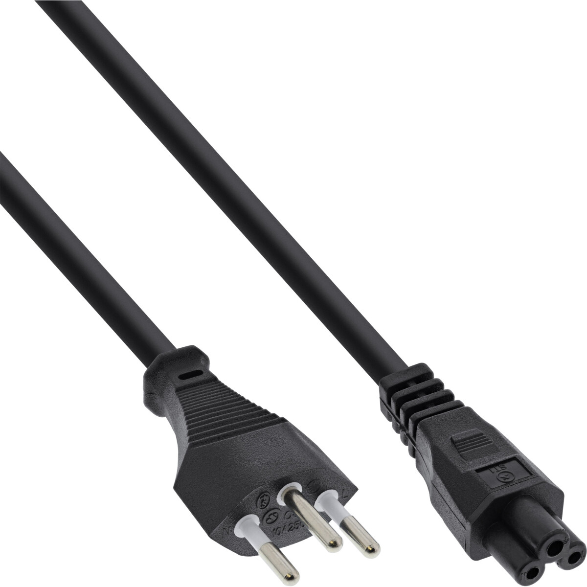 InLine® power cable for notebook Switzerland 3 Pin...