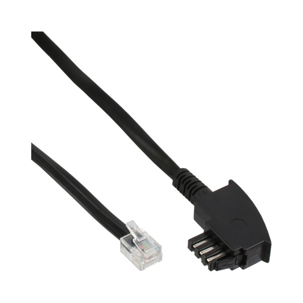 InLine® TAE-N Cable TAE-N / RJ11 Adapter 6P2C bridged 3m