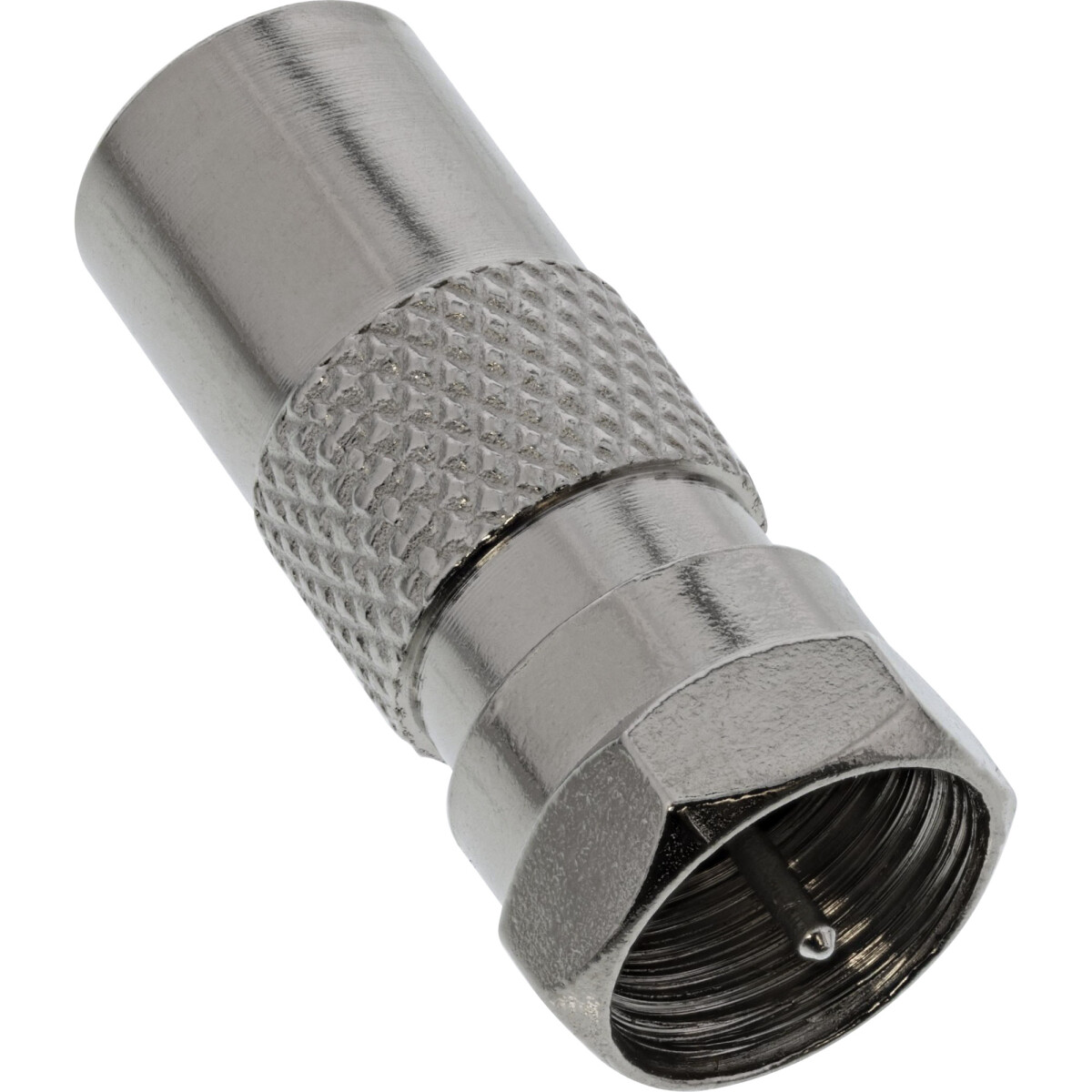 InLine® Adapter F-Stecker (SAT) auf IEC-Stecker...