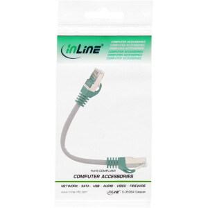 InLine® Crossover PC to PC Direct Connect Cable F/UTP Cat.5e 0.15m