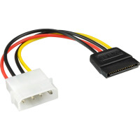 InLine® SATA Power Cable 1x 5.25" / SATA 0.15m