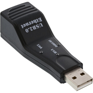 InLine® USB 2.0 Netzwerkadapter, 10/100MBit