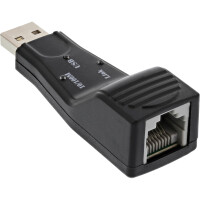 InLine® USB 2.0 Netzwerkadapter, 10/100MBit