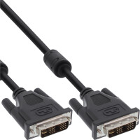 InLine® DVI-I Kabel, digital/analog, 24+5 Stecker / Stecker, Dual Link, 3m