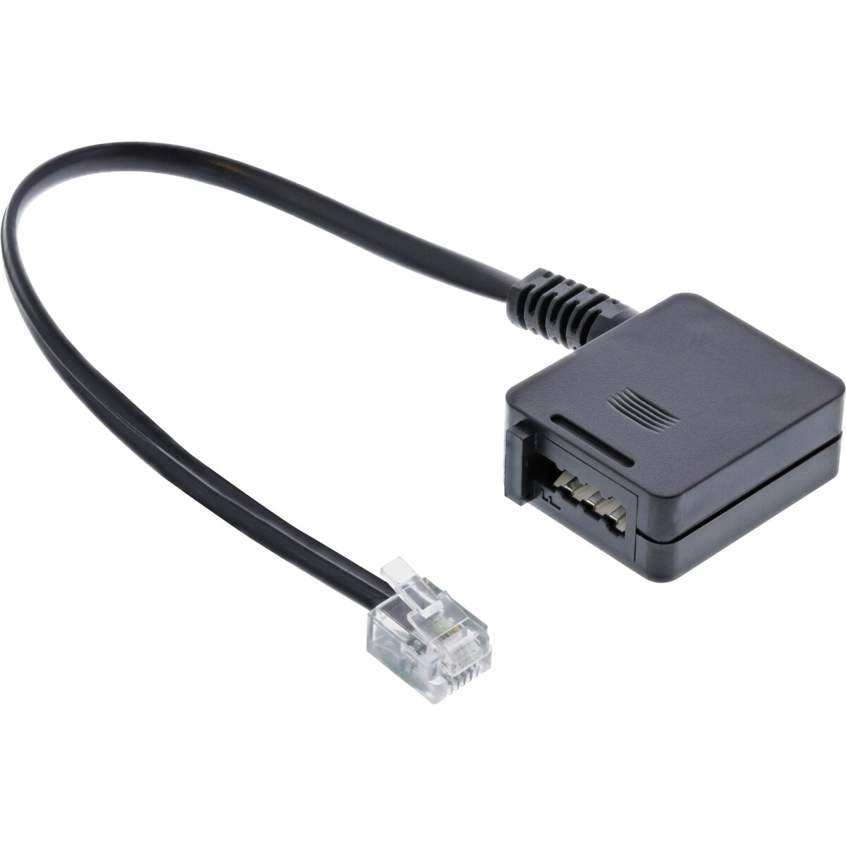 InLine® TAE Adapterkabel, RJ11 Stecker auf TAE-F...