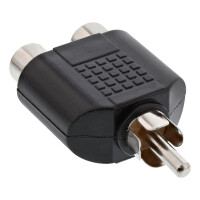 InLine® Audio Adapter RCA male / 2x RCA female