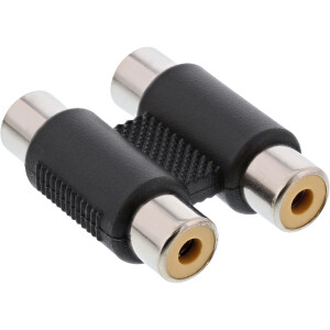 InLine® Audio Adapter 2x RCA female / female