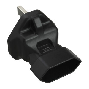 InLine® Reiseadapter, England UK Stecker auf Euro-Steckdose, 3 Ampere