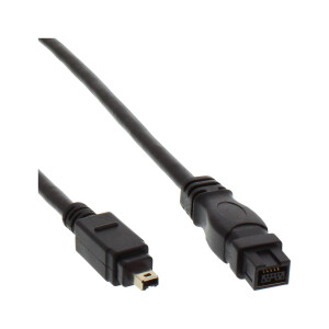 InLine® FireWire 400 to 800 1394b Cable 4 / 9 Pin...