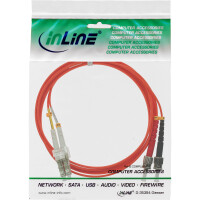 InLine® Fiber Optical Duplex Cable LC/ST 50/125µm OM2 2m