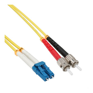 InLine® Fiber Optical Duplex Cable LC/ST 9/125µm OS2 10m