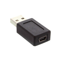 InLine® USB 2.0 Adapter A male / mini 5 Pin female